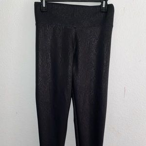 Express Faux Leather Snakeskin legging